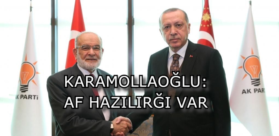 KARAMOLLAOĞLU, ERDOAN GÖRÜŞMESİNİ ANLATTI: 