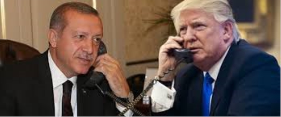 SON DAKİKA! ERDOĞAN TRUMP İLE TELEFONDA GÖRÜŞTÜ