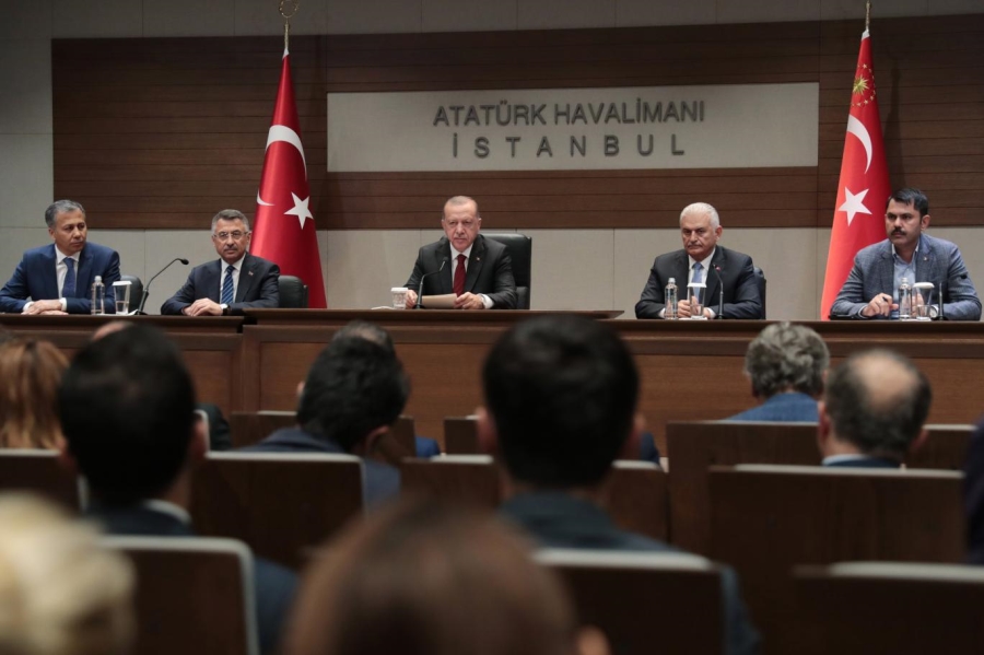 CUMHURBAŞKANI ERDOĞAN: İSTANBUL’DA AFAD’IN ON BİNLERCE İLAN EDİLMİŞ TOPLANMA ALANI VAR