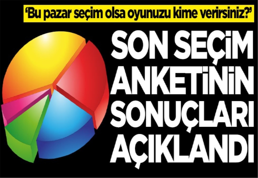 anketin sonuçları açıklandı! 