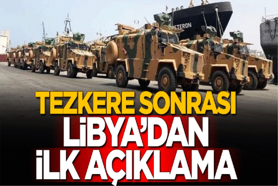 Tezkere sonrası Libya