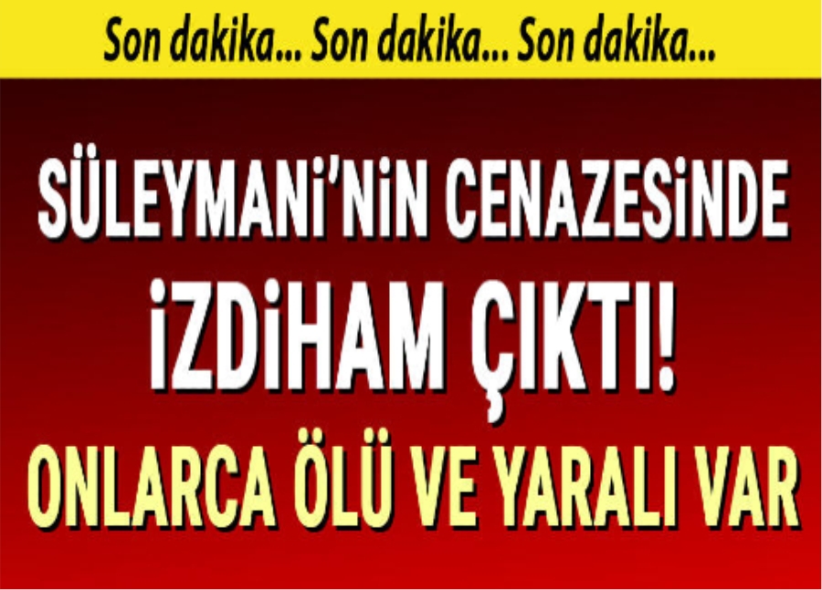 Son dakika haberi: Süleymani