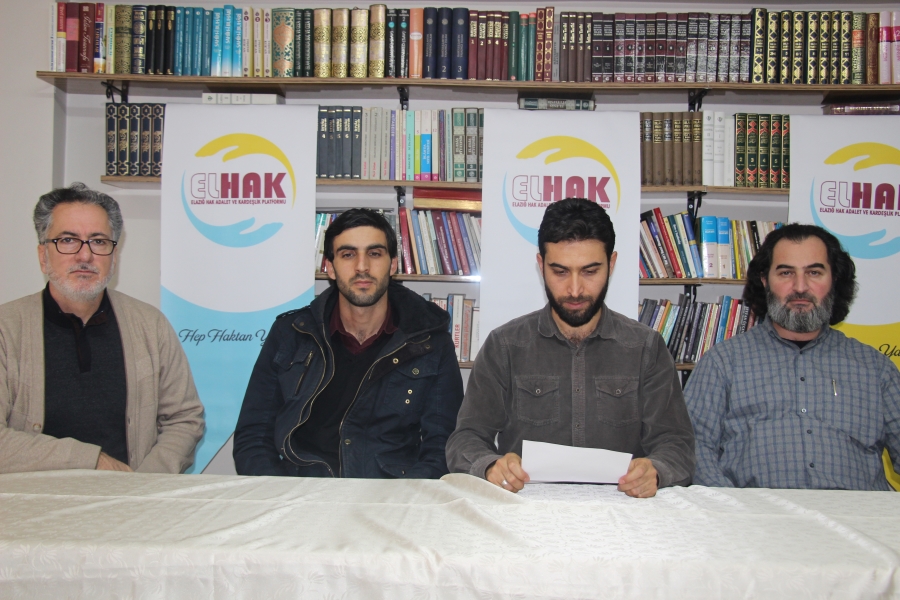 EL-HAK PLATFORMU ŞUBAT 2020 DÖNEMİNE AİT BİR  BASIN AÇIKLAMASI  METNİ YAYIMLADI                            