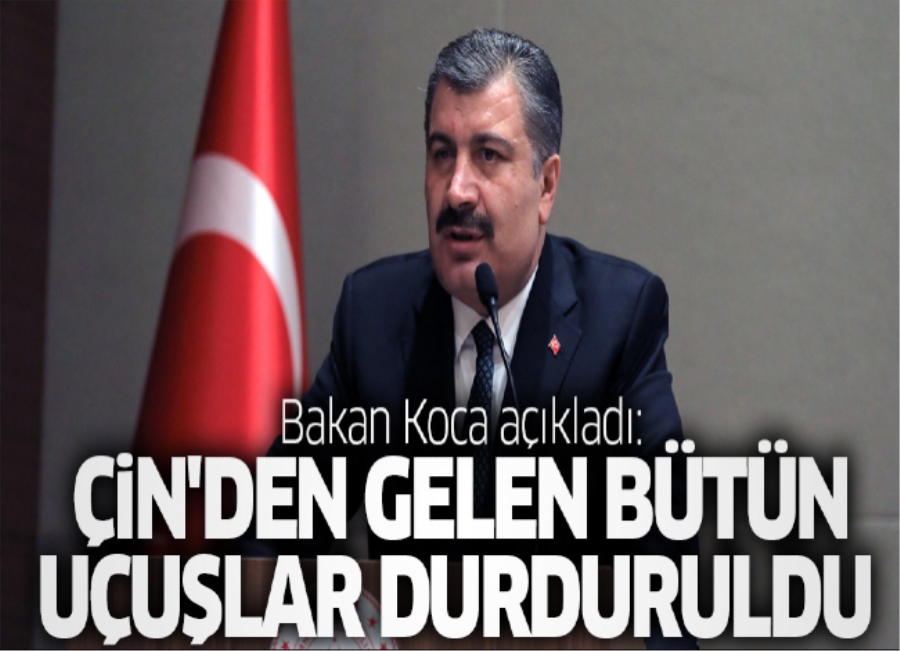 Bakan Koca açıkladı: Çin