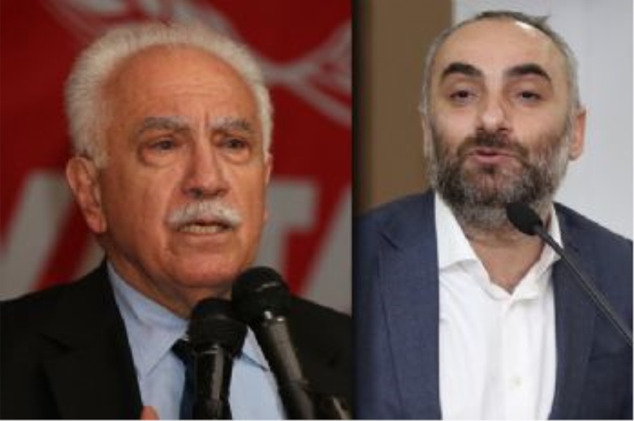 Doğu Perinçek ile İsmail Saymaz arasında 
