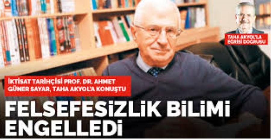 Ekonomi alanında da felsefesizlik bilimi engelledi