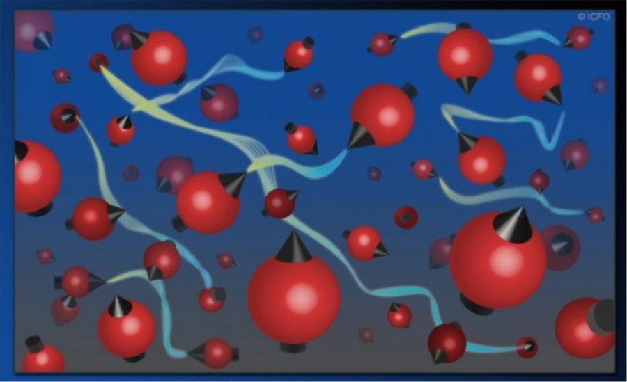 Bilim insanları 15 trilyon atomu birbirine bağladı