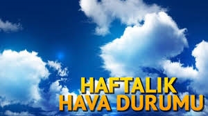 5 günlük haritalı hava durumu tahmini