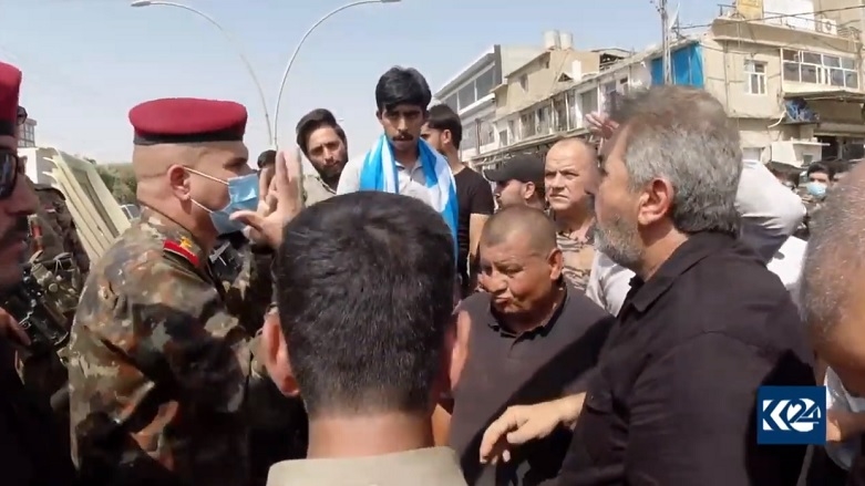 Kerkük’te Türkmenler atanmış valiyi protesto etti