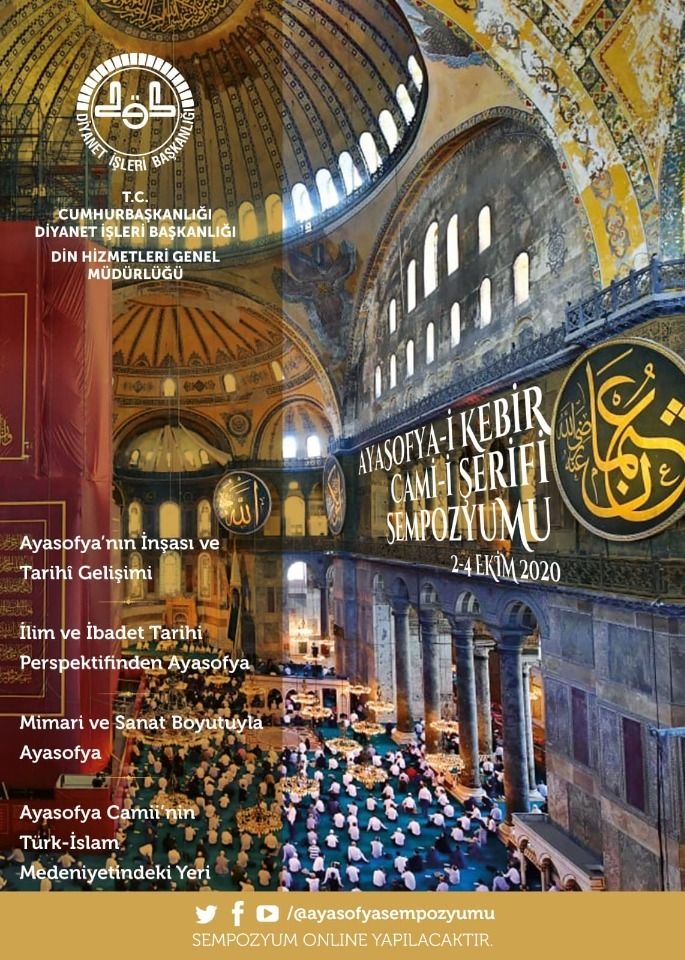 Ayasofya Camii sempozyumu 2 Ekim’de