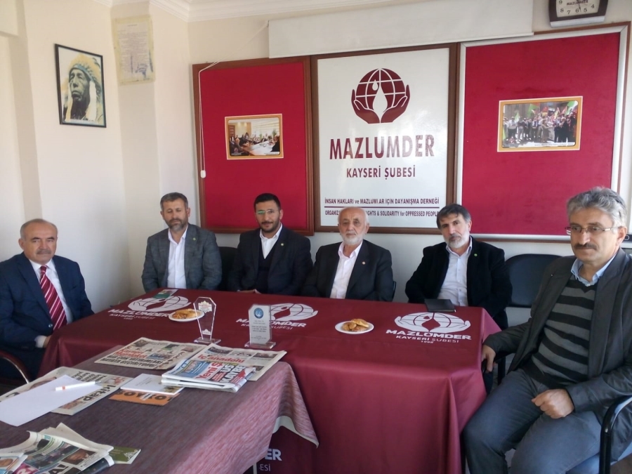 HÜDAPAR’DAN KAYSERİ MAZLUMDER’E ZİYARET