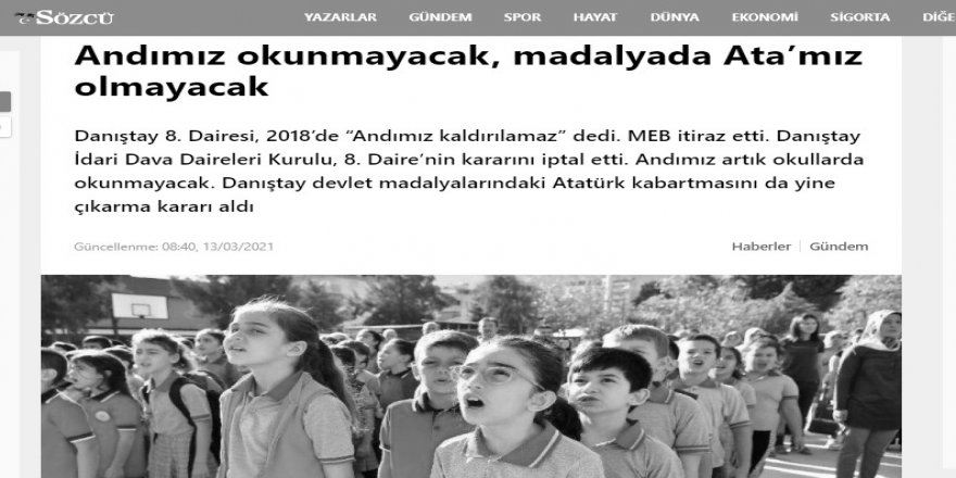 Sol-Kemalistlerin en büyük gündemi: Madalyada Atatürk kabartması! 