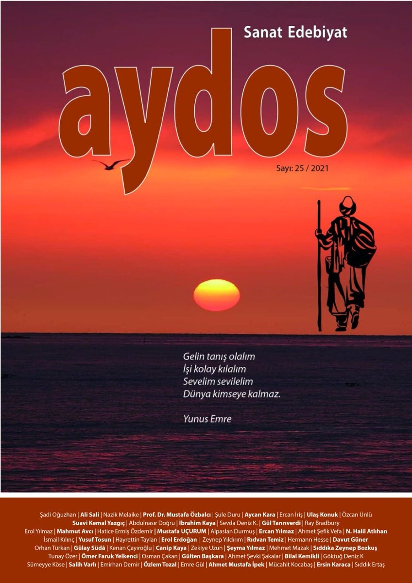 Aydos Dergisi’nin 25. Sayısı Çıktı!