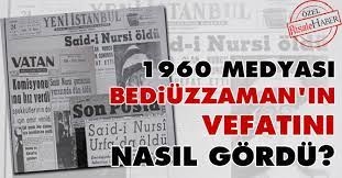 1960 medyasının diliyle Said Nursi