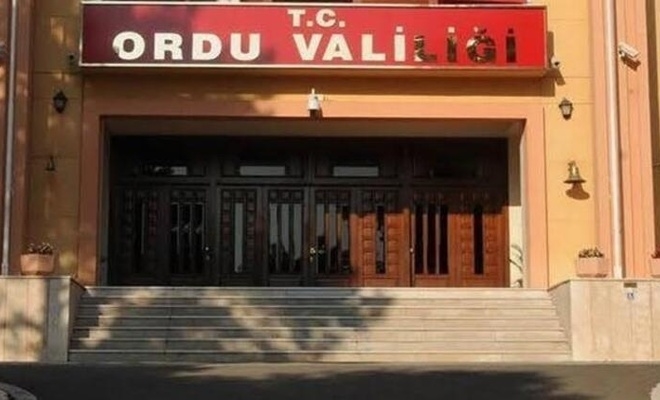 Ordu Valiliği: 4 emniyet personeli görevden uzaklaştırıldı