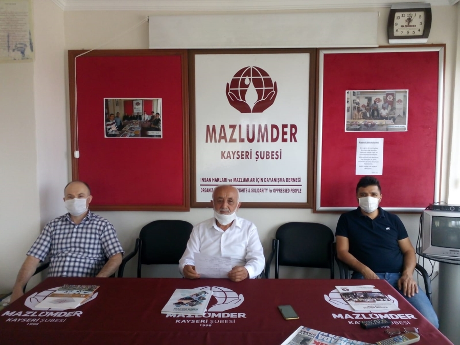 MAZLUMDER KAYSERİ: 11 VE 12 EYLÜL DOLAYISIYLA ABD