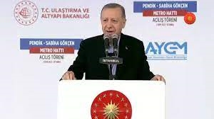 Erdoğan, Sabiha Gökçen metro hattının açılışında: 50 dakikaya düşecek