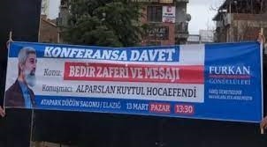 Alparslan Kuytul konferansı afişine 9 bin lira ceza