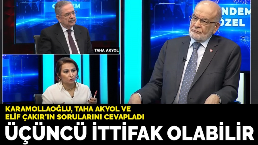 Karamollaoğlu: Üçüncü ittifak olabilir