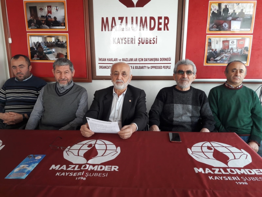  MAZLUMDER KAYSERİ: İNSAN HAKLARI 2023’E ENKAZ DEVRETTİ