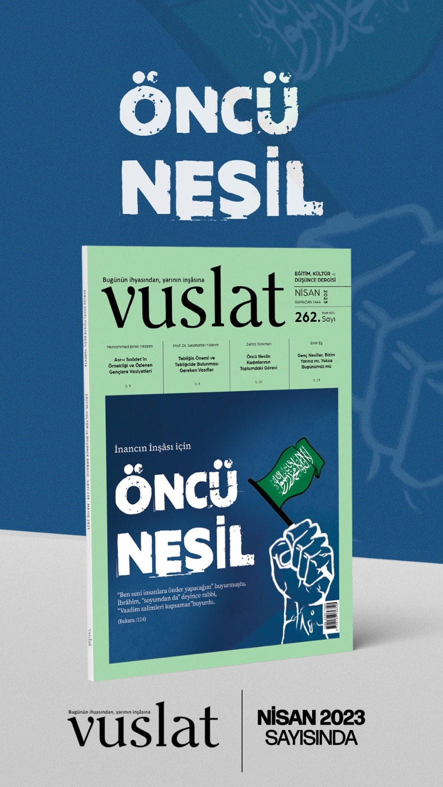 VUSLAT DERGİSİ 2023 NİSAN SAYISI ÇIKTI…