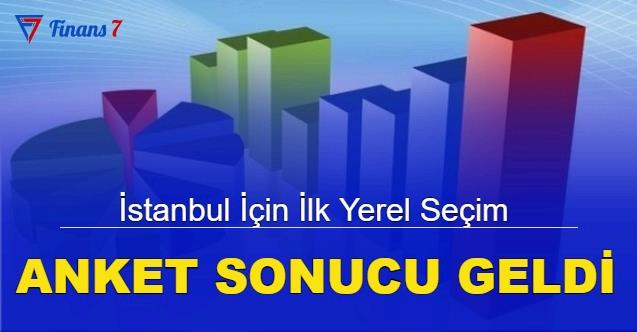 İstanbul için ilk yerel seçim anketi sonucu geldi