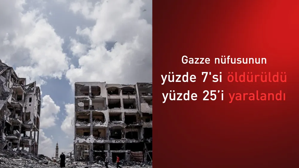 DSÖ: Gazze nüfusunun yüzde 7