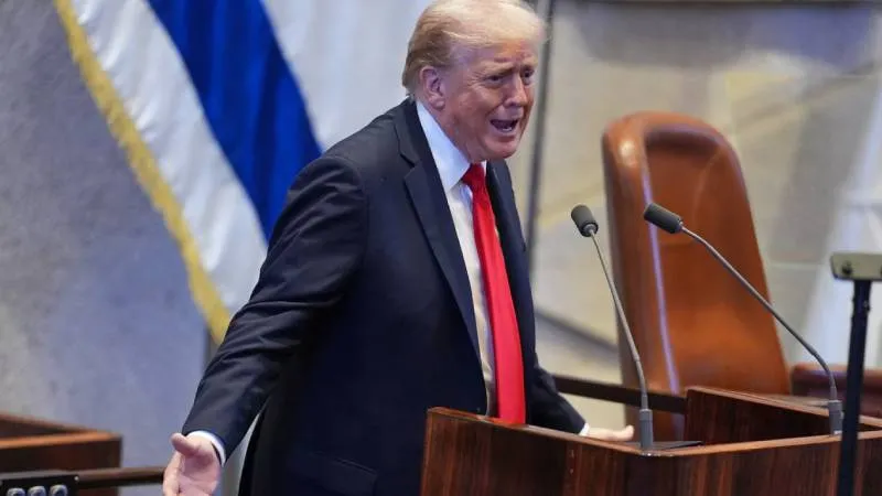 Trump, İsrail parlamentosunda konuşuyor: Netanyahu