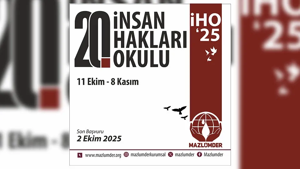 MAZLUMDER -insan hakları okulları ay’ı