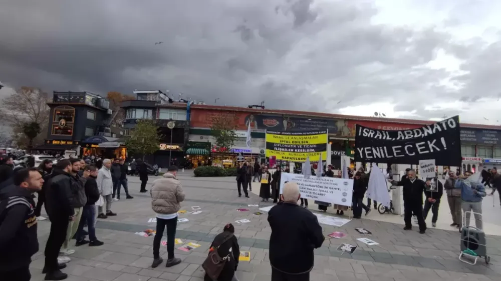 BM Güvenlik Konseyinin Gazze Plânını Onaylaması, Üsküdar’da Protesto Edildi