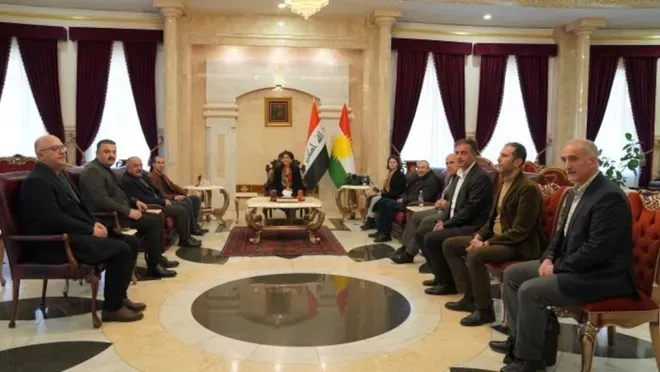 İmralı Heyeti, Federe Kürdistan Bölgesi’nde