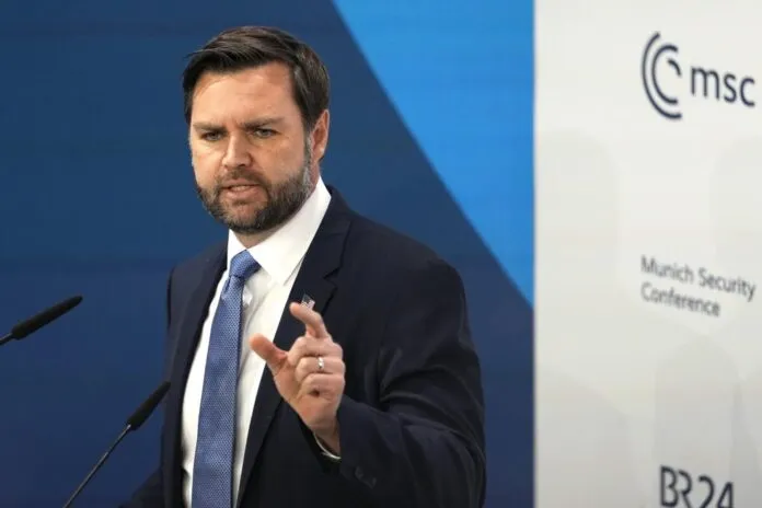 Vance, Münih’te Avrupa’ya “otokrat” dedi, AfD’nin lideri ile görüştü