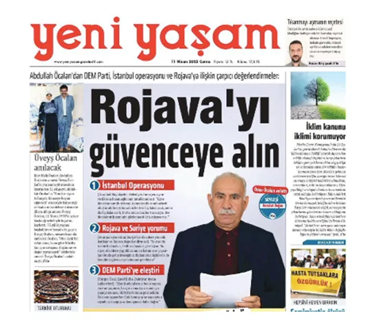 Yeğen Öcalan, İmralı’daki bayram görüşmesini anlattı: “Hasan Cemal, Cengiz Çandar gibi gazetecilerle görüşmek istiyor”