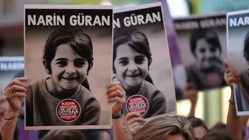 Narin Güran cinayetiyle ilgili 12 sanık ile suça sürüklenen 3 çocuk hakim karşısına çıkacak