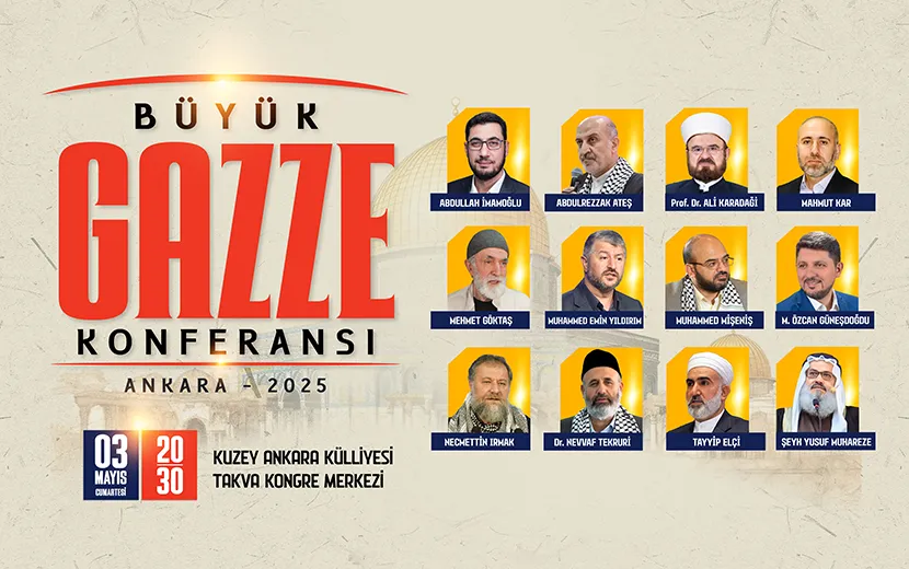 Köklü Değişim’den “Büyük Gazze Konferansı”