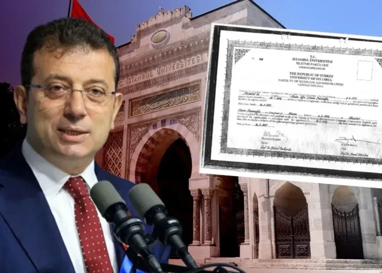 Bazı dekanlar imza atmadığı için İmamoğlu’nun diploması iptal edilememiş!