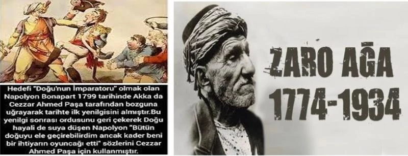 Cezzar Ahmed Paşa’nın ordusunda savaşan dünyanın en yaşlı insanı unvanına sahip Bitlisli Zaro Ağa (1774-1934)