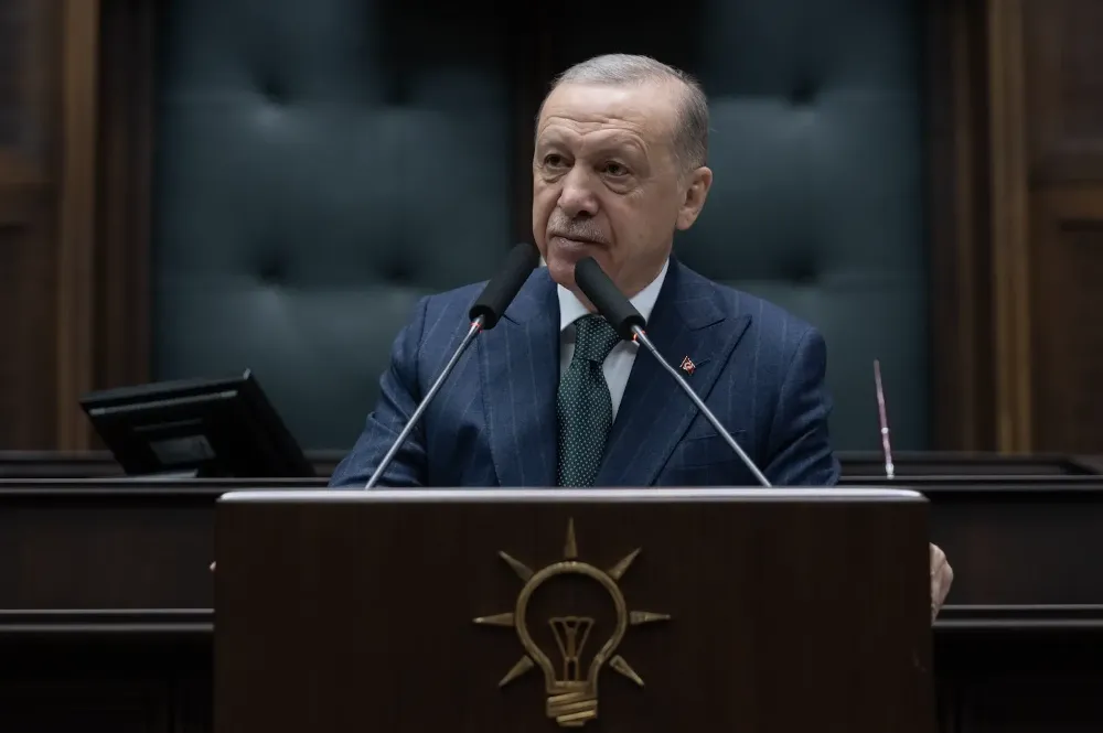 Cumhurbaşkanı Erdoğan partisinin grup toplantısında konuşuyor