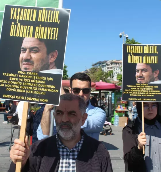Erol Eğrek Cinayeti Üsküdar’da Protesto Edildi