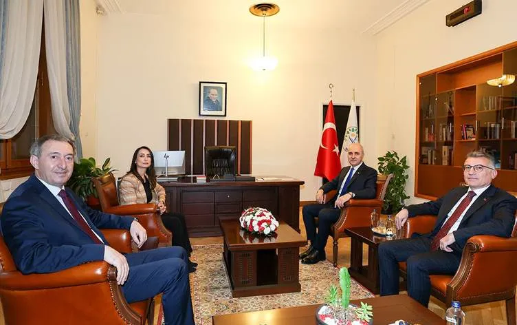 Meclis Başkanı Numan Kurtulmuş ve DEM Parti Eşbaşkanı Hatimoğulları