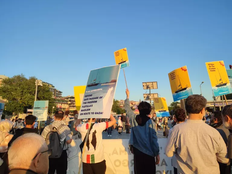Gazze Eylemleri Sürüyor: Madleen Gemisi Onurumuzdur