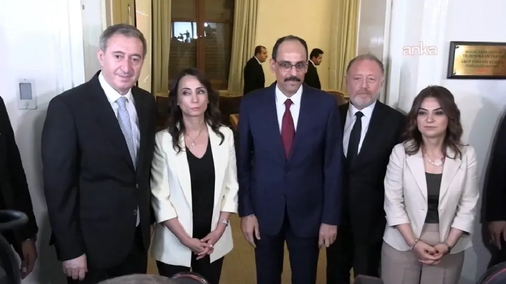 MİT BAŞKANI KALIN DEM PARTİ İLE GÖRÜŞTÜ
