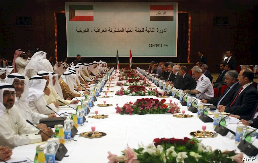 Foto: Irak-Kuveyt Ortak Yüksek Komitesi'nin ikinci toplantısından bir kare (2012-AFP)