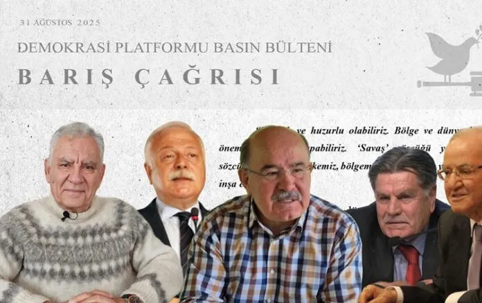 Demokrasi Platformu’ndan iki dilde “Barış Çağrısı”