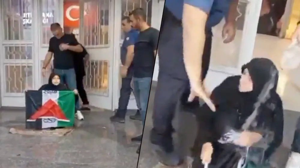 Gazze eylemine müdahale eden 3 polis görevden uzaklaştırıldı