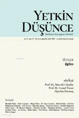 Yetkin Düşünce Dergisi 31.Sayı çıktı!